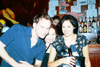 Brett (of Atomsmasher), Maggie and Janine at the Orange Bear - 9/7/02